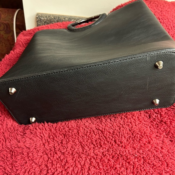 Vegan leather work tote NWOT - Picture 3 of 6